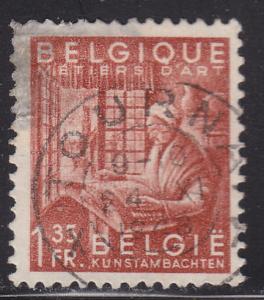 Belgium 376 Industrial Arts 1948