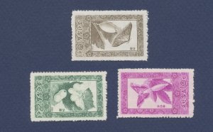 NORTH KOREA - Scott 639-641, SG 645-647 - VF NGAI -  important early set - 1965