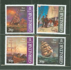 Gibraltar #722-5 Mint (NH) Single (Complete Set)