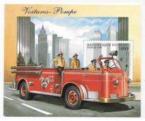 Benin 1998 Fire engine Sc 1068 S/S MNH B66