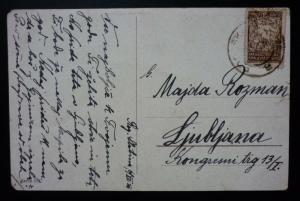 Slovenia SHS 1920 Yugoslavia Postcard Rogaska Slatina To Ljubljana ! N19