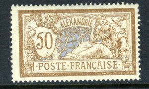 Egypt - Alexandria 1902 French Colony 50¢ Merson Scott #27 Mint Z528