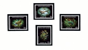 Papua New Guinea 645-48 MNH 1986 Ameripex (Birds)