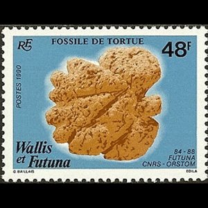 WALLIS & FUTUNA 1990 - Scott# 389 Fossile Set of 1 LH