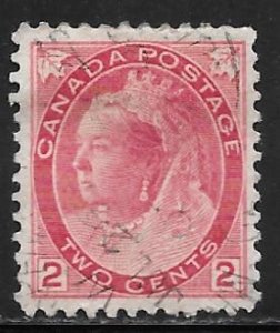 Canada 77: 2c Victoria, single, used, F-VF