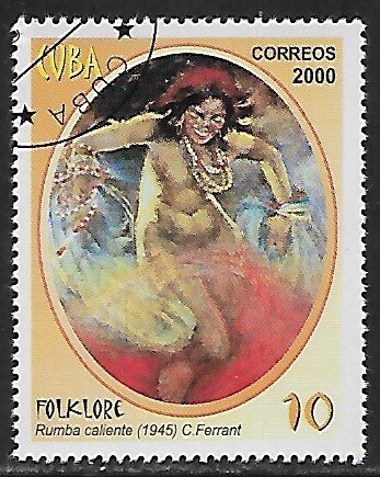 Cuba # 4058 - Folklore - Rumba Caliente - unused / CTO.....{R10}