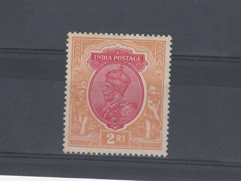 India KGV 1911 2R SG187 MLH JK6202