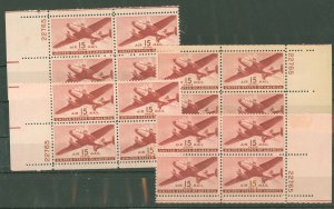 United States #C28 Mint (NH) Plate Block