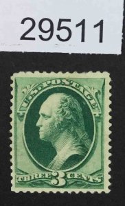 US STAMPS  #184 MINT OG H $90 LOT #29511