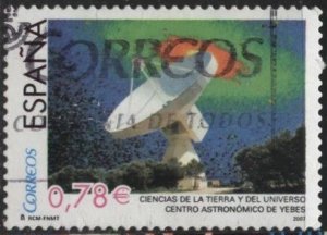 Spain 3481 (used) 78c Yebes radio telescope (2007)