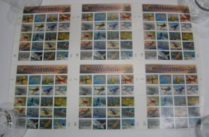 US Stamp #3142 1997 Classic American Aircraft Press Sheet 6 Panes / 20 MNH Uncut