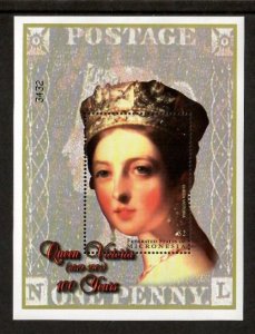 Micronesia 2001 - Royal Queen Victoria - Souvenir Stamp Sheet - Scott #442 - MNH