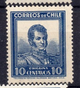 Chile 1930s Early Issue Fine Mint Hinged Shade 10c. NW-12639
