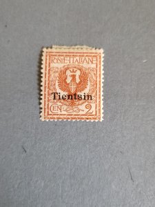 Stamps Italian Offices in China Tientsin 6 hinged