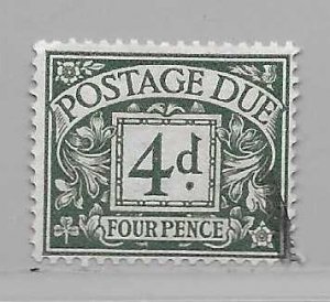 Great Britain J14 4d Postage Due Used