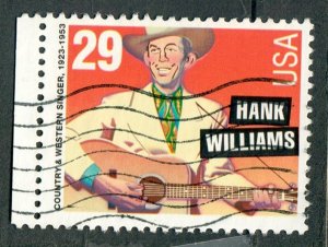 2723A Hank Williams perf 11.2 x 11.5 used single