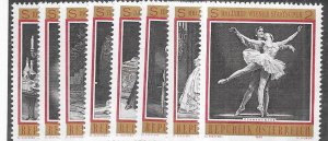 Austria  #840a-h  Don Giovanni, by Mozart singles (MNH) CV $4.00