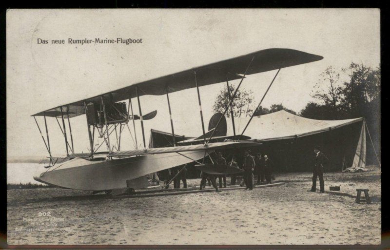 Germany WWI Sanke 902 Airplane RPPC Feldflieger 32 6th Army Feldpost 93492