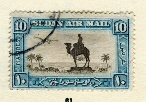 BRITISH E. AFRICA PROTECTORATE; 1931 Camel + Plane issue used 10Pi. value