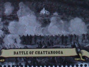 ​ANTIQUE-BARBUDA -AMERICAN CIVIL WAR-THE BATTLE FIELDS MNH SHEET VERY FINE