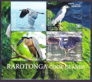 2020 Cook Islands - Rarotonga 160-163VB+Tab Birds 96,00 €