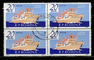 Romania Commemorative Stamp Used Block of Four A20P41F2649-