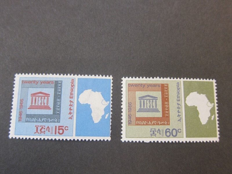 Ethiopia 1966 Sc 466-67 set MNH