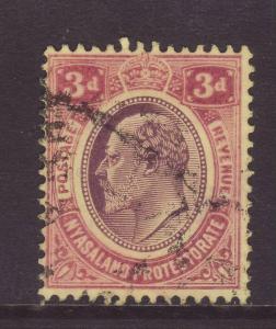 1908 Nyasaland 3d Used SG75