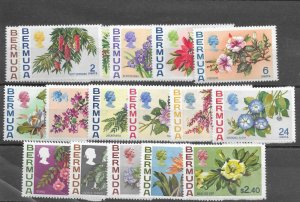 Bermuda #255-271 MNH - Stamp Set - CAT VALUE $53.80