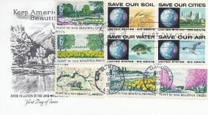 1410/1413 6c ANTI-POLLUTION - AM - Combo FDC