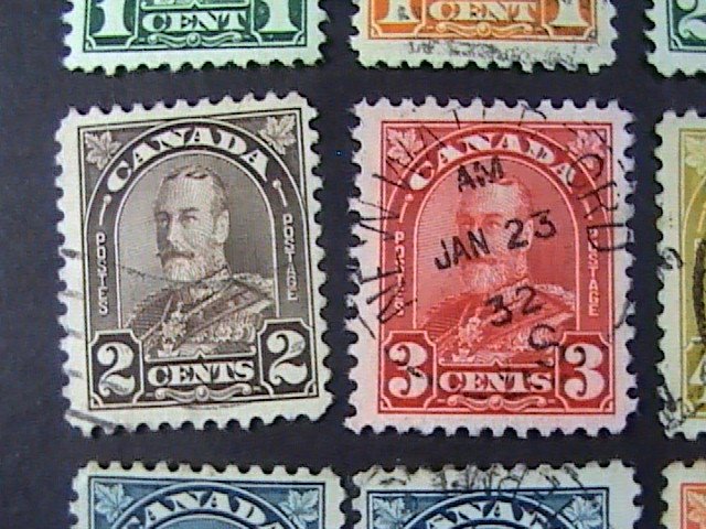 CANADA # 162-177--USED--COMPLETE SET------GEOV---1930-31