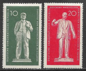 EAST GERMANY DDR 1960 Monuments Set Sc 509-510 MNH