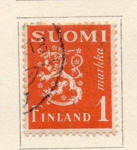 Finland 1930 Early Issue Fine Used 1M. NW-214510