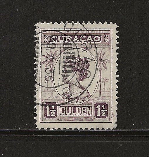 Curacao 1915 Queen 1 1/2 Gld   used