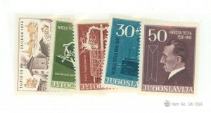 Yugoslavia #447-451 Unused Single (Complete Set)