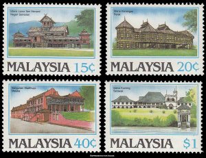 Malaya Scott 346-349 Mint never hinged.