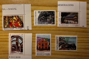 SPANISH ANDORRA. 2001 Full Year + SPD. Ed 284-289. 6 stamps + 6 SPD. NHM-