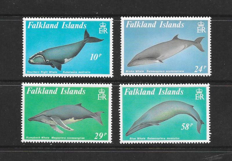 WHALES - FALKLAND ISLANDS-#501-4  MNH