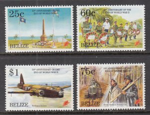 Belize 1047-1050 Anniversary WWII MNH VF