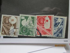 Germany #698-701 set used 