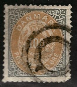 Denmark #34 Used F-VF SCV$60...great spot for your collection!