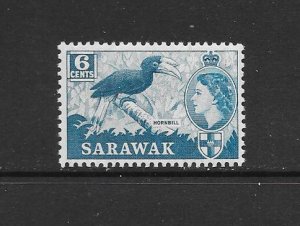 BIRDS-SARAWAK #200 HORNBILL MNH
