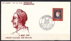 Germany, Scott cat. 798. Banker & Businessman issue. First day cover. ^