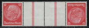 Germany Scott # 422 (2), 2 label, mint nh, tete beche, Mi# KZ23.2