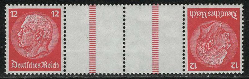 Germany Scott # 422 (2), 2 label, mint nh, tete beche, Mi# KZ23.2