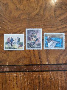 Stamps France 1049-51 nh