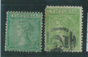 88390 - AUSTRALIA: Victoria - STAMP Stanley Gibbons # 108 two tones FINE Used