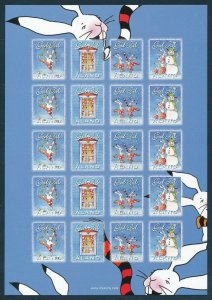 [109513] Aland 2009 Christmas Seals Jul Self adhesive souvenir sheet MNH