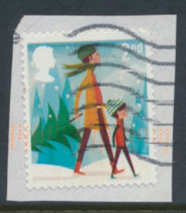 GB SC# 3337   SG 3650  Used   Christmas 2014 see scan  and details 