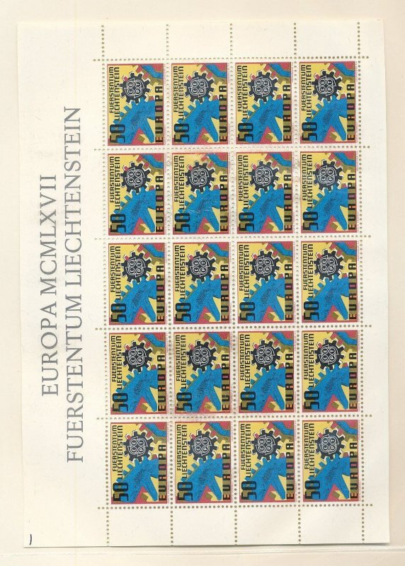 EUROPA 1966/67 MNH on Pages(Aprx 85 Stamps) (HP196) 